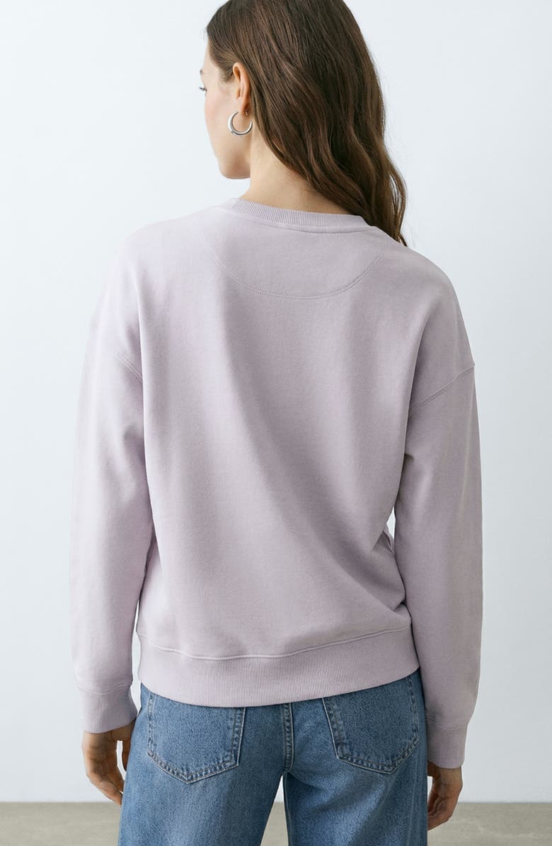 MANGO TEEN Cotton Graphic Print Sweatshirt, Alternate, color, 