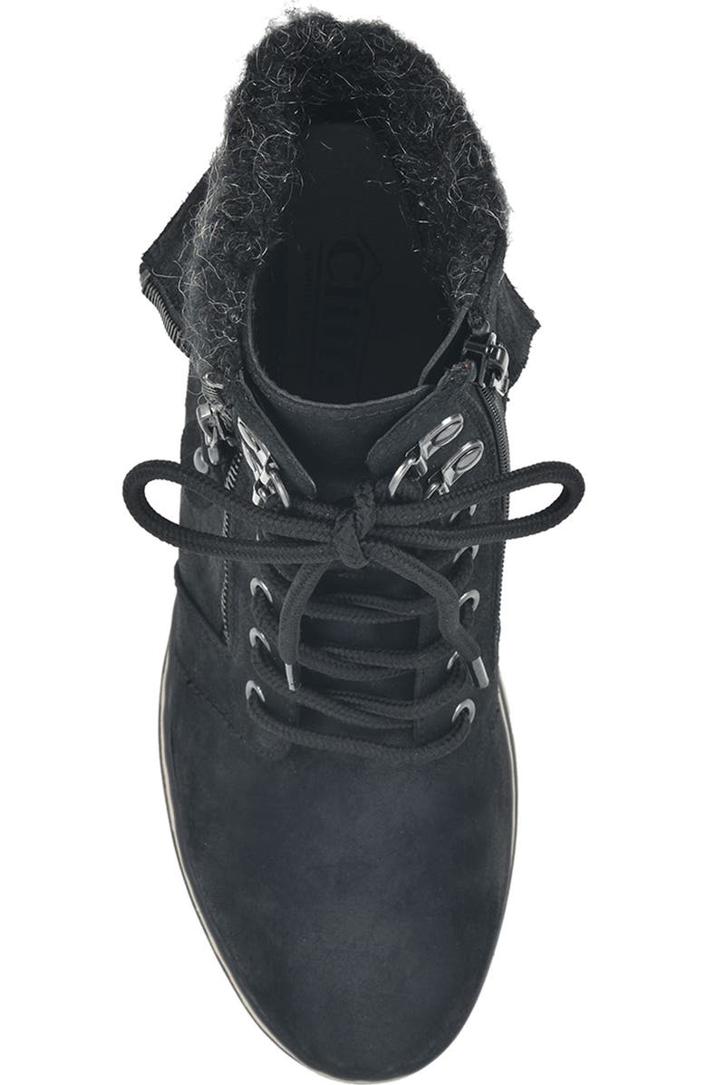 CLIFFS BY WHITE MOUNTAIN Kaylee Boot, Alternate, color, Black/ Fabric/ Sweater