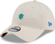 New Era Men's New Era Beige Seattle Sounders FC Micro Team Logo 9TWENTY Adjustable Hat