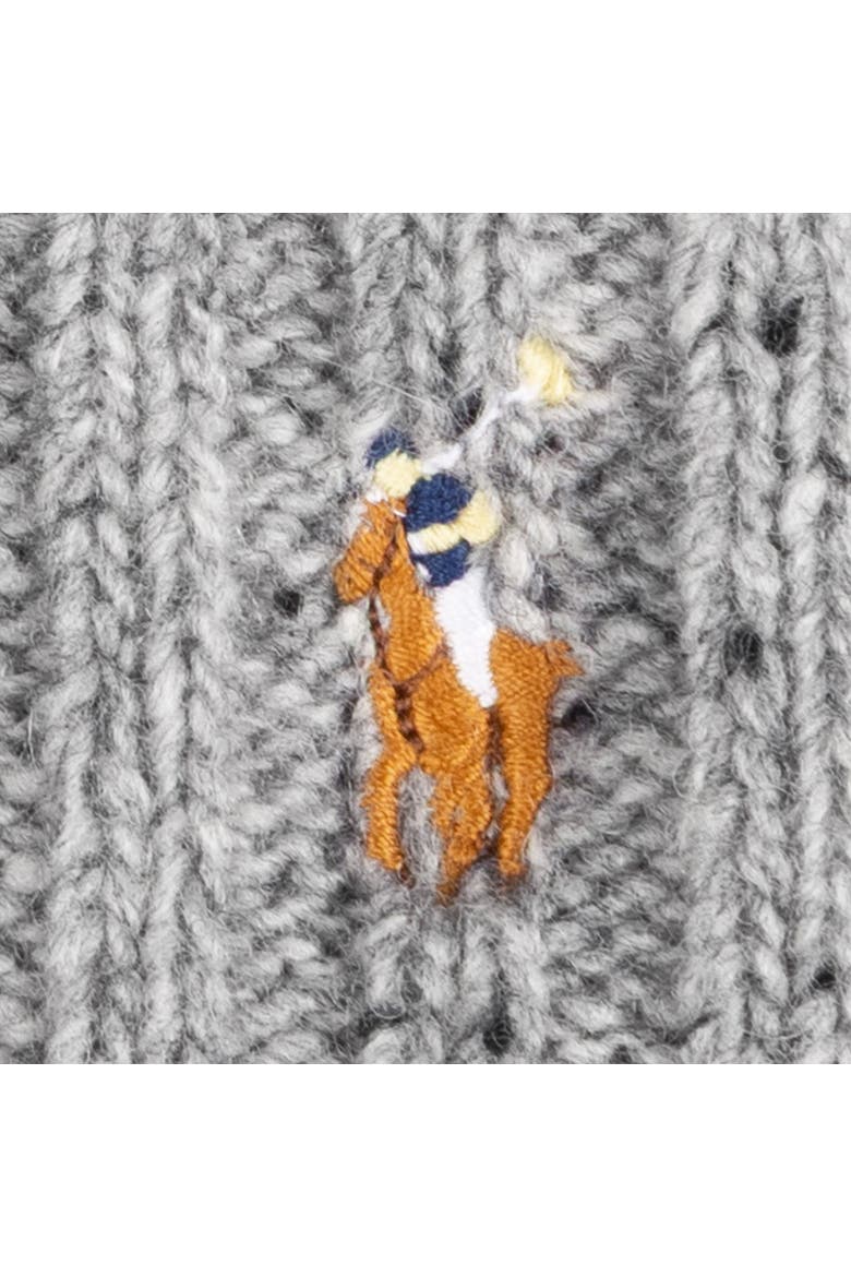 Aran Tweed Beanie, Alternate, color, Andover Hthr