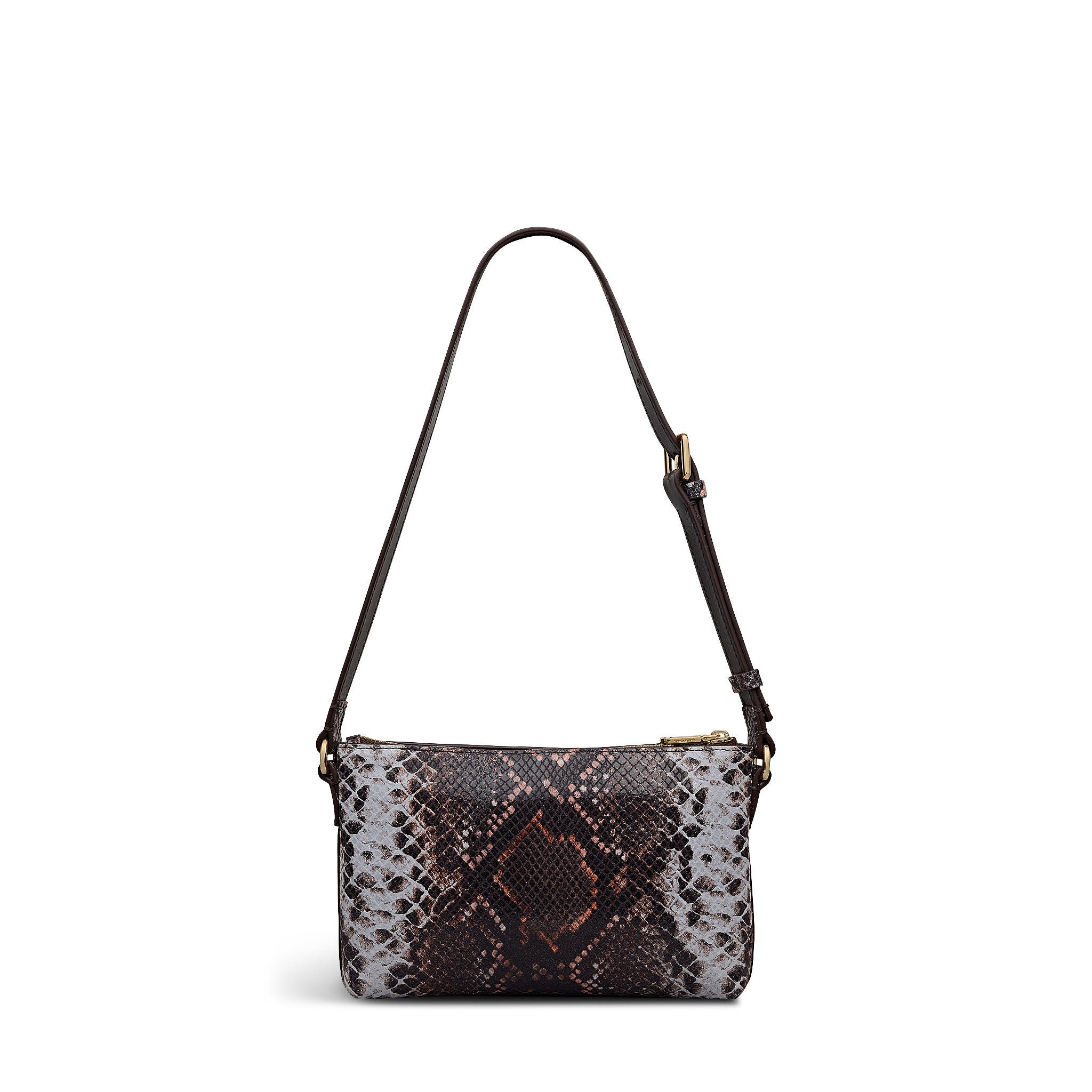 Radley Pockets - Faux Snake Mini Ziptop Shoulder Bag, Alternate, color, Carmine