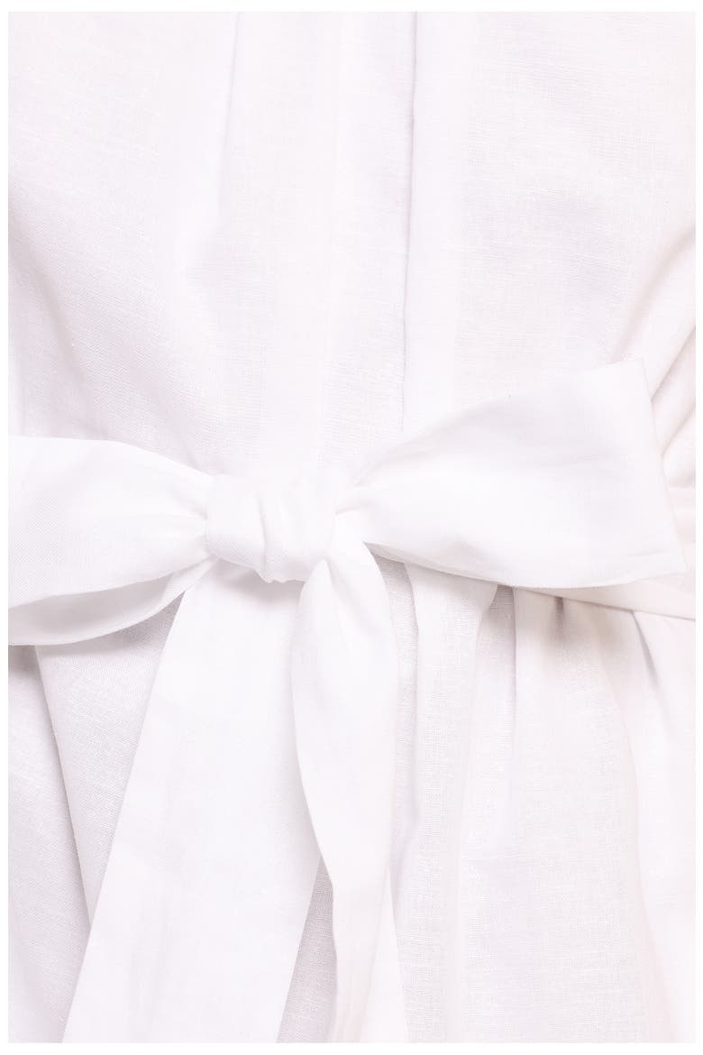 Dylan One-Shoulder Minidress, Alternate, color, WHITE