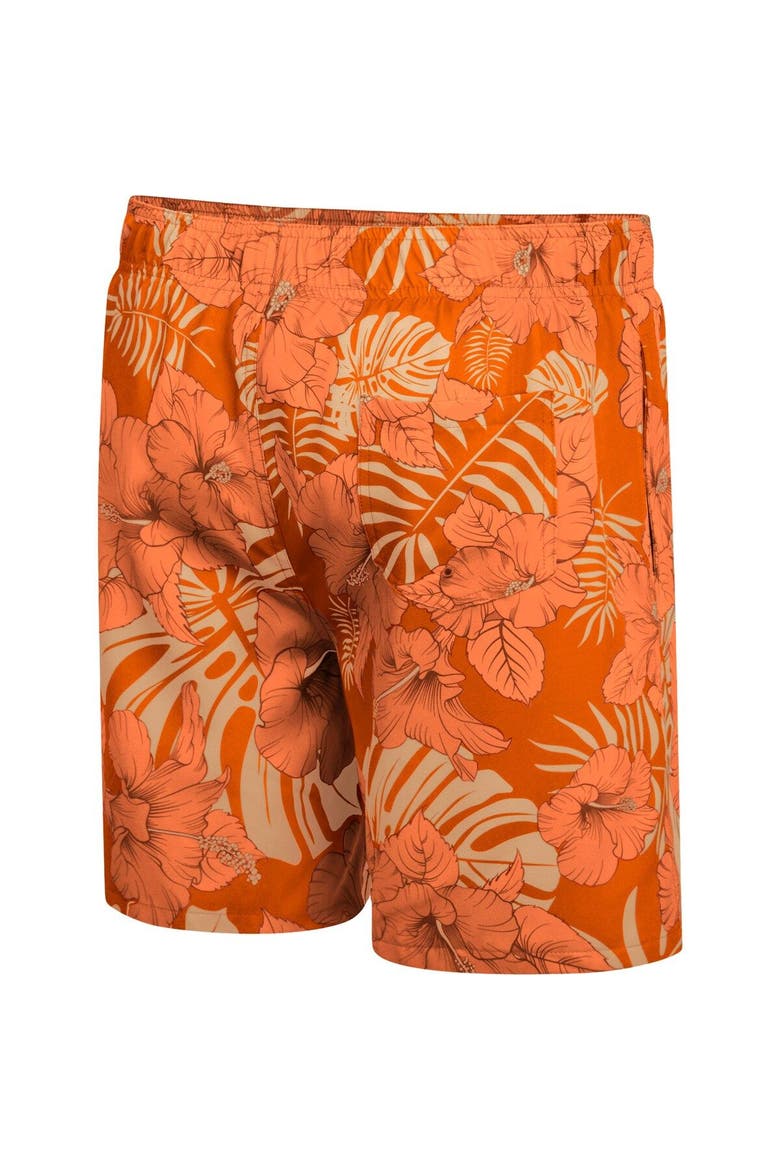 Men's Colosseum Orange Clemson Tigers The Dude Swim Shorts, Alternate, color, Orange