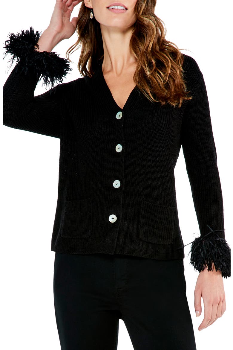 Night Fall Cardigan, Main, color, BLACK ONYX