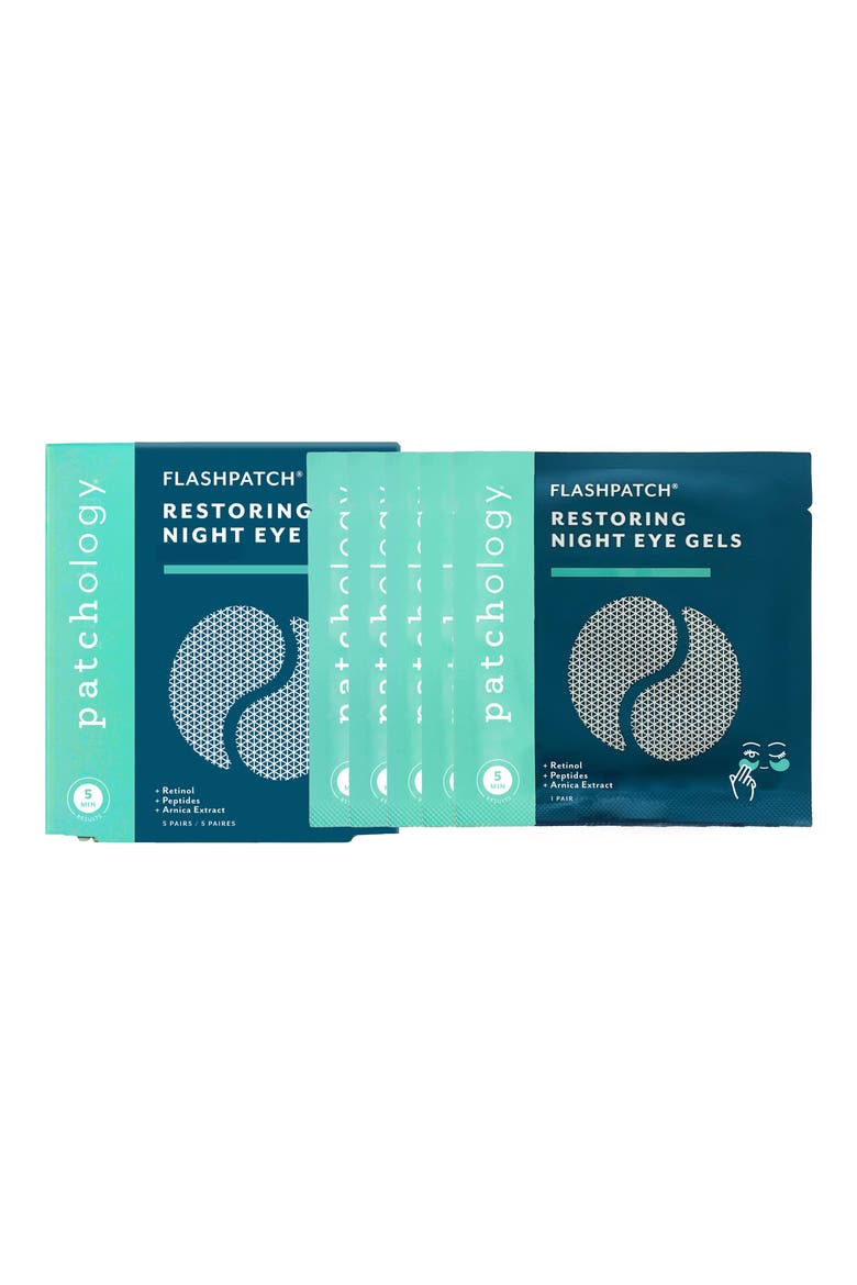 FlashPatch™ Night Restoring Eye Gels Eye Mask, Main, color, NO COLOR