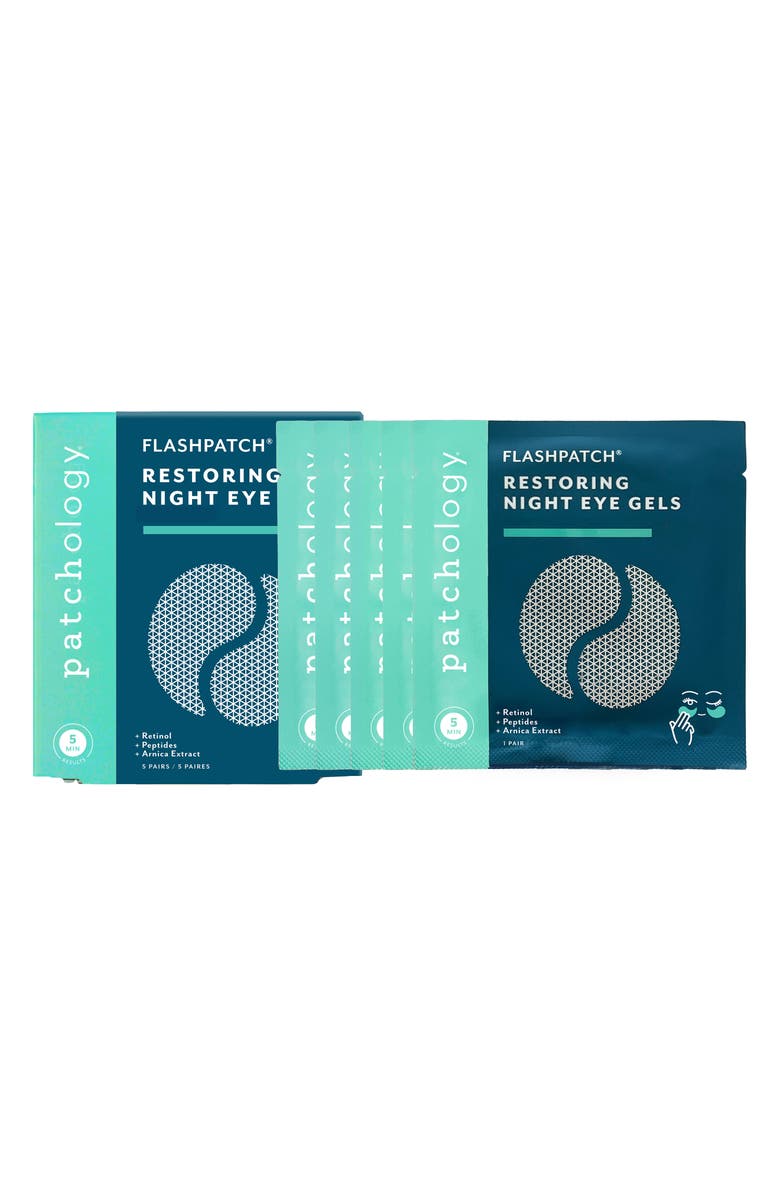 Patchology FlashPatch<sup>™</sup> Night Restoring Eye Gels Eye Mask, Main, color,