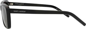 58mm Rectangular Sunglasses