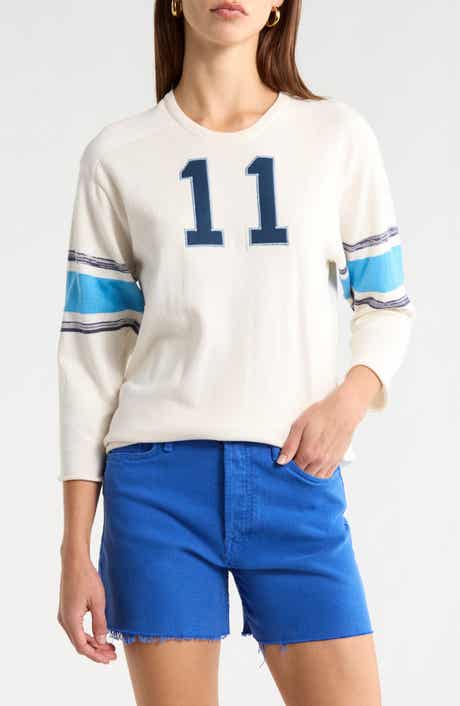 MOTHER The Jock Cotton Blend Sweater