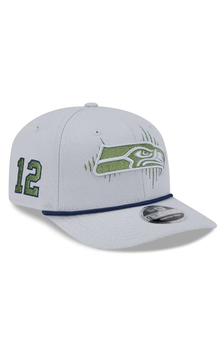 New Era Men's New Era  Wolf Gray Seattle Seahawks 2025 Rivalries Collection Sideline 9SEVENTY Adjustable Hat, Main, color, Gray