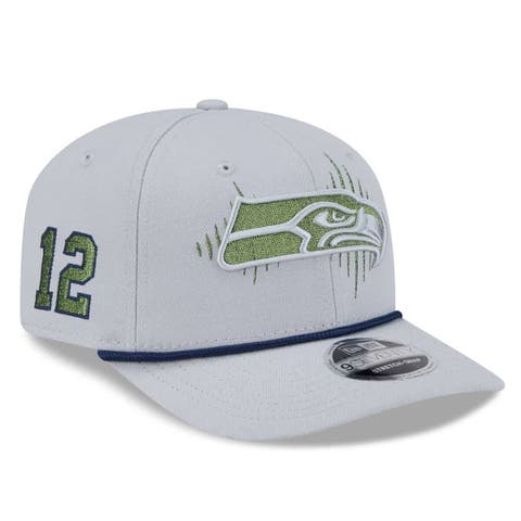 Men's New Era  Wolf Gray Seattle Seahawks 2025 Rivalries Collection Sideline 9SEVENTY Adjustable Hat
