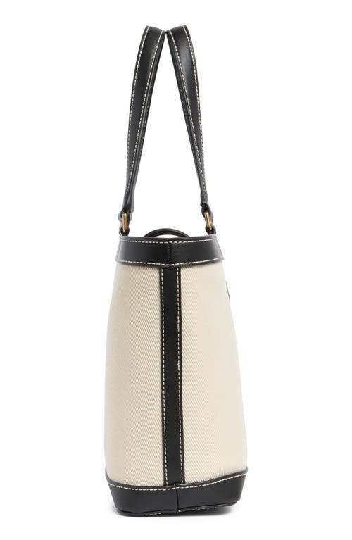 SAM EDELMAN SAM EDELMAN FITZ CANVAS SHOPPER TOTE BAG 
