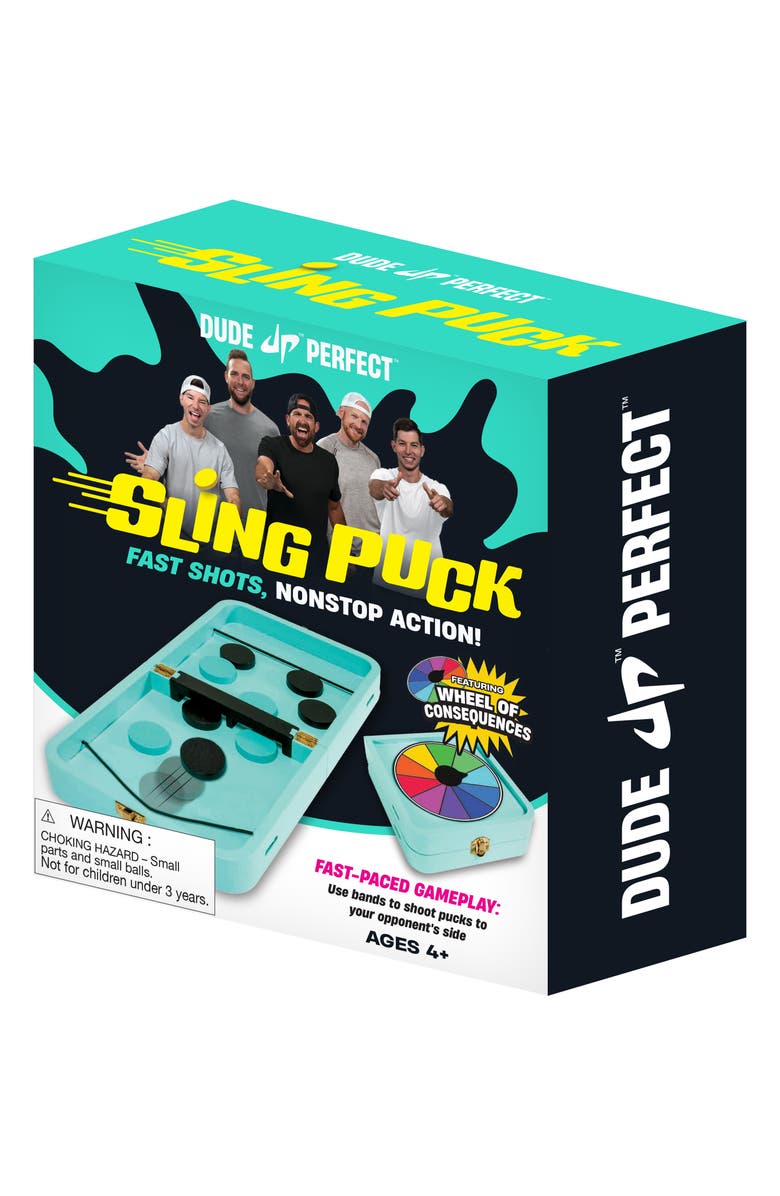 DUDE PERFECT Sling Puck & Checkers Game Set, Alternate, color, 