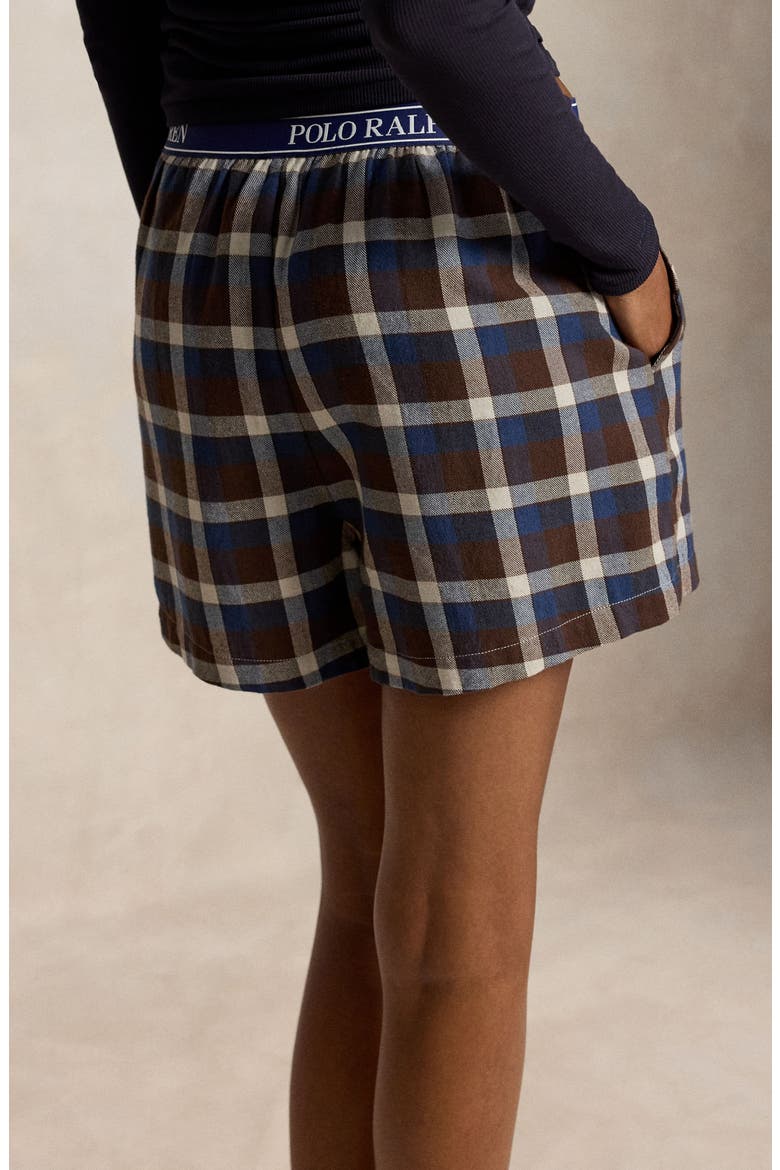Boxer Pajama Shorts, Alternate, color, WINTER PLAID