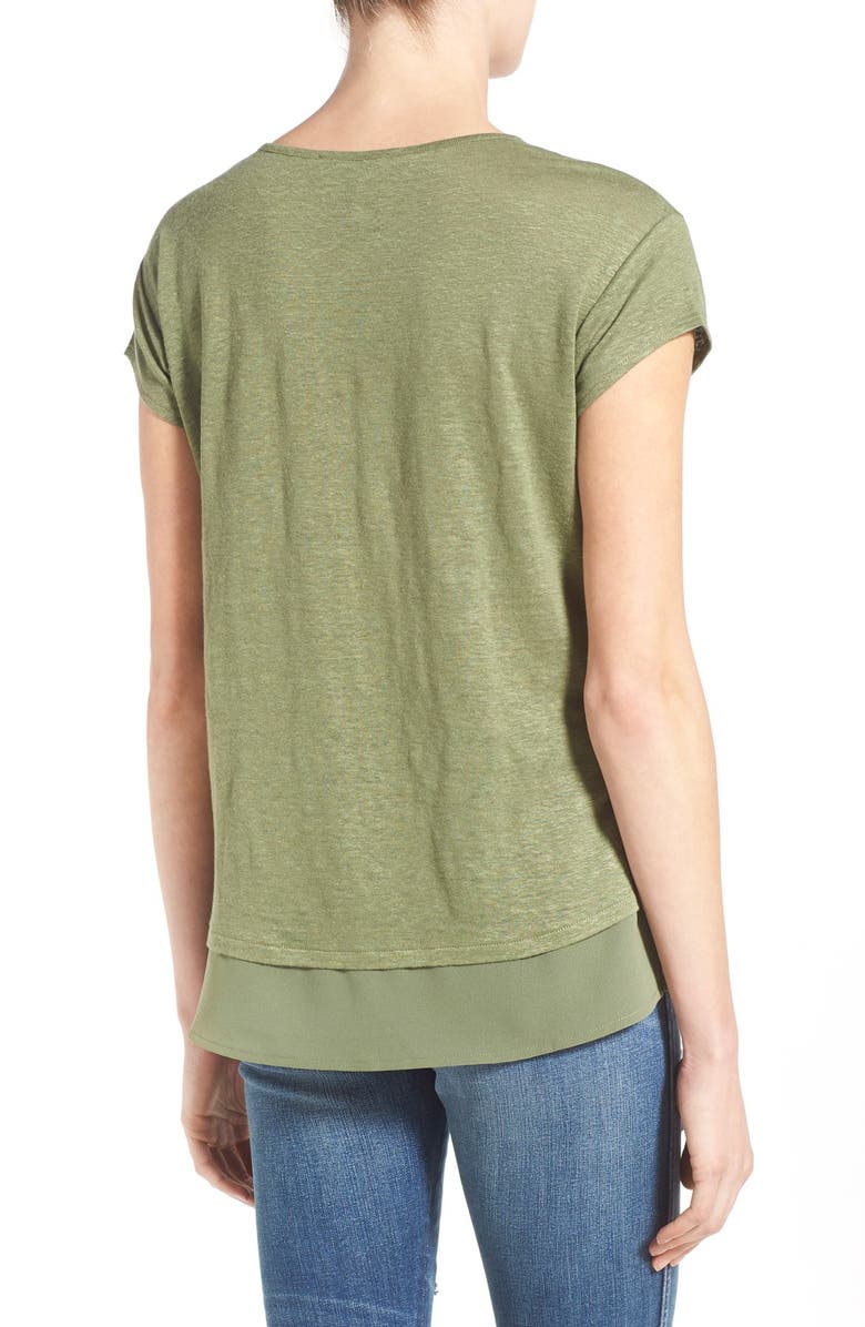 Sanctuary City Mix Layered Look Tee, Alternate, color, 