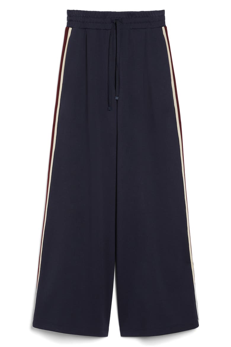 Marsala Side Sripe Cotton Blend Drawstring Pants, Alternate, color, NAVY