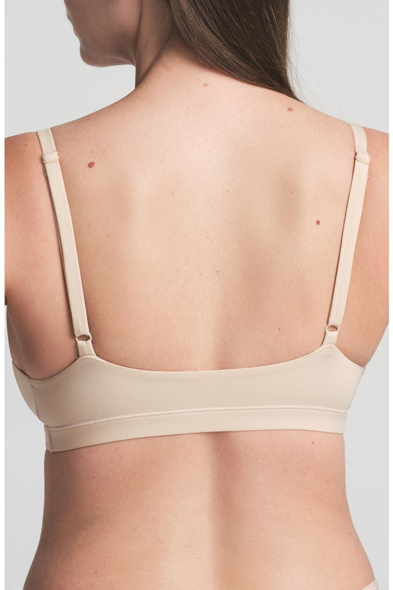 Fits Everybody Triangle Bralette, Alternate, color, SAND