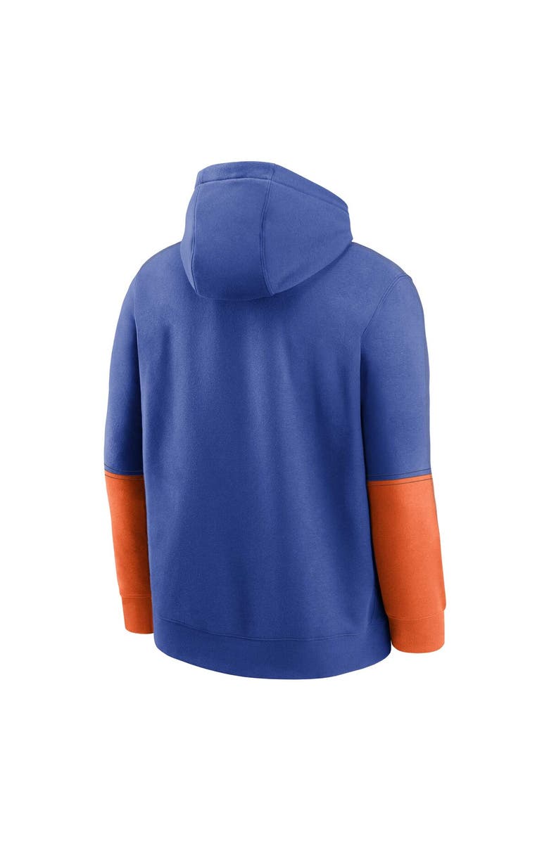 Nike Men's Nike Royal Boise State Broncos 2024 Sideline Club Fleece Pullover Hoodie, Alternate, color, Royal