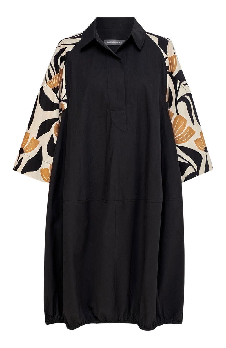 Alembika Tulip poplin oversized shirt-dress, Alternate, color, 