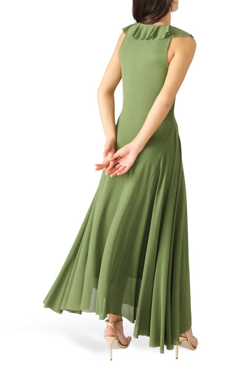 Steve Madden Kora Sleeveless A-Line Dress, Alternate, color, Cypress Green