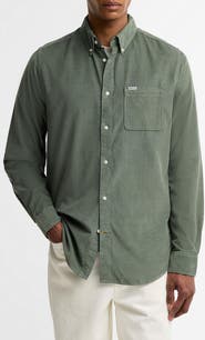 Barbour Ramsey Tailored Fit Corduroy Button-Down Shirt