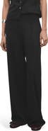 MANGO Pull-On Straight Leg Pants
