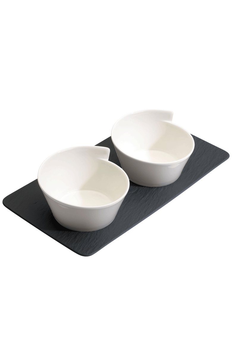 Villeroy & Boch NewWave 3 Piece Condiment Set, Main, color, White