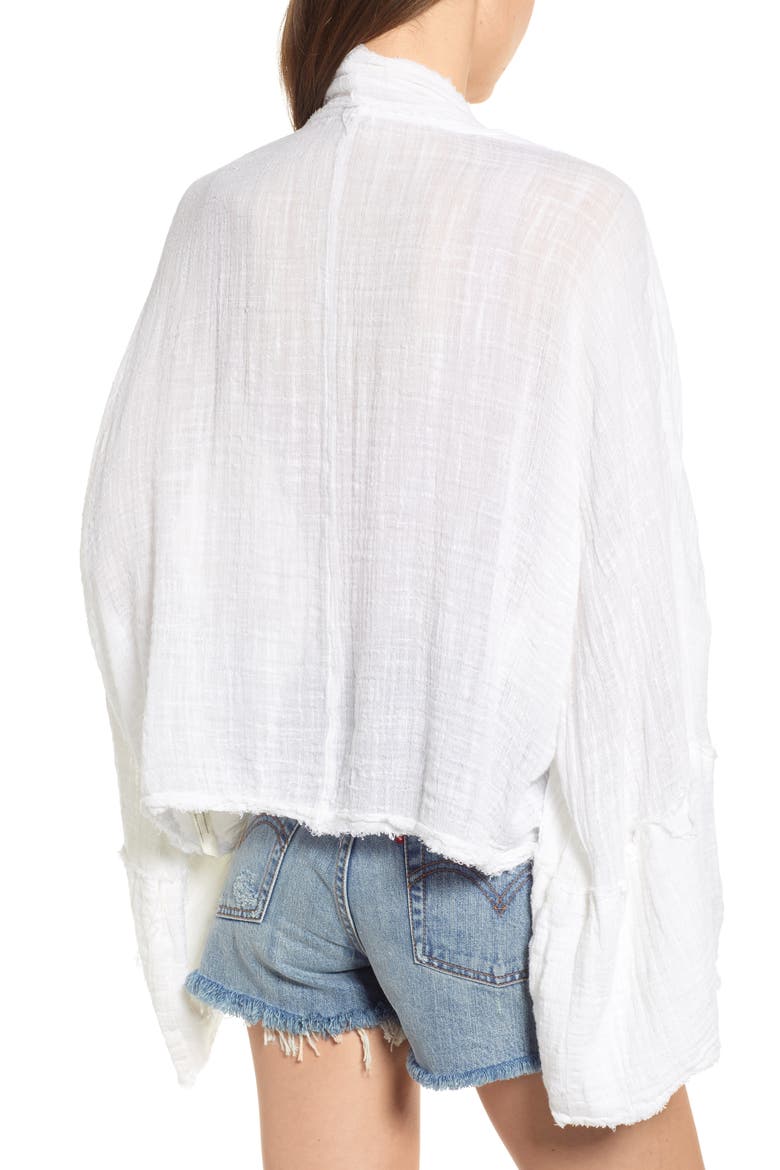 Azalea Wrap Top, Alternate, color, IVORY