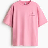 H&M Oversized t-shirt with printed motif