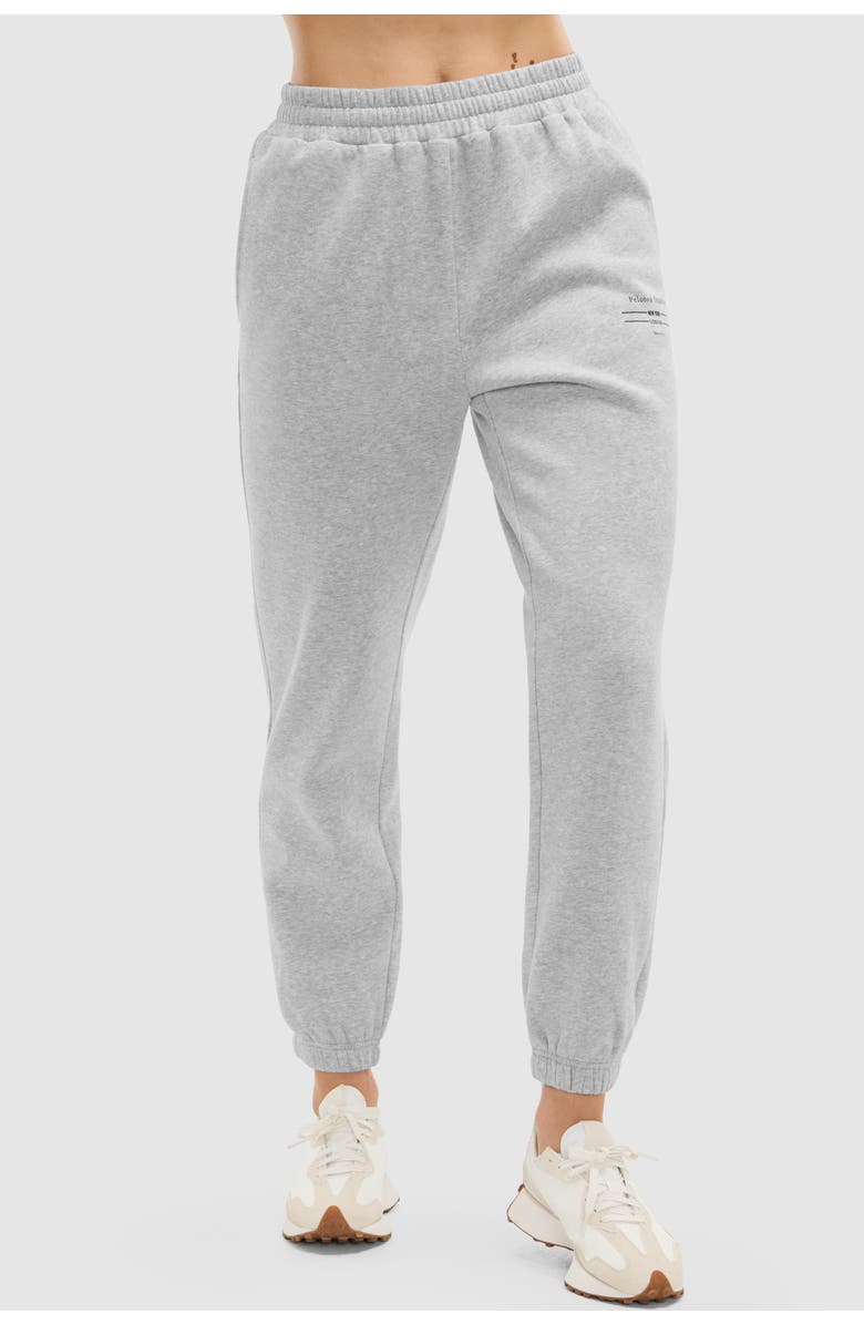Peloton Soft Fleece Sweatpant, Main, color, Heather Grey