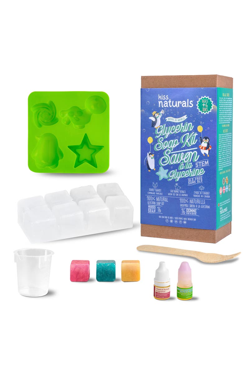 Kiss Naturals Diy Glycerin Soap Making Kit for Kids, Alternate, color, Multicolored