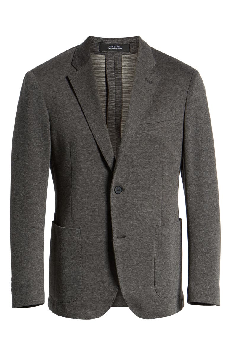 NORDSTROM MEN'S SHOP Trim Fit Double Face Ponte Sport Coat, Alternate, color, 