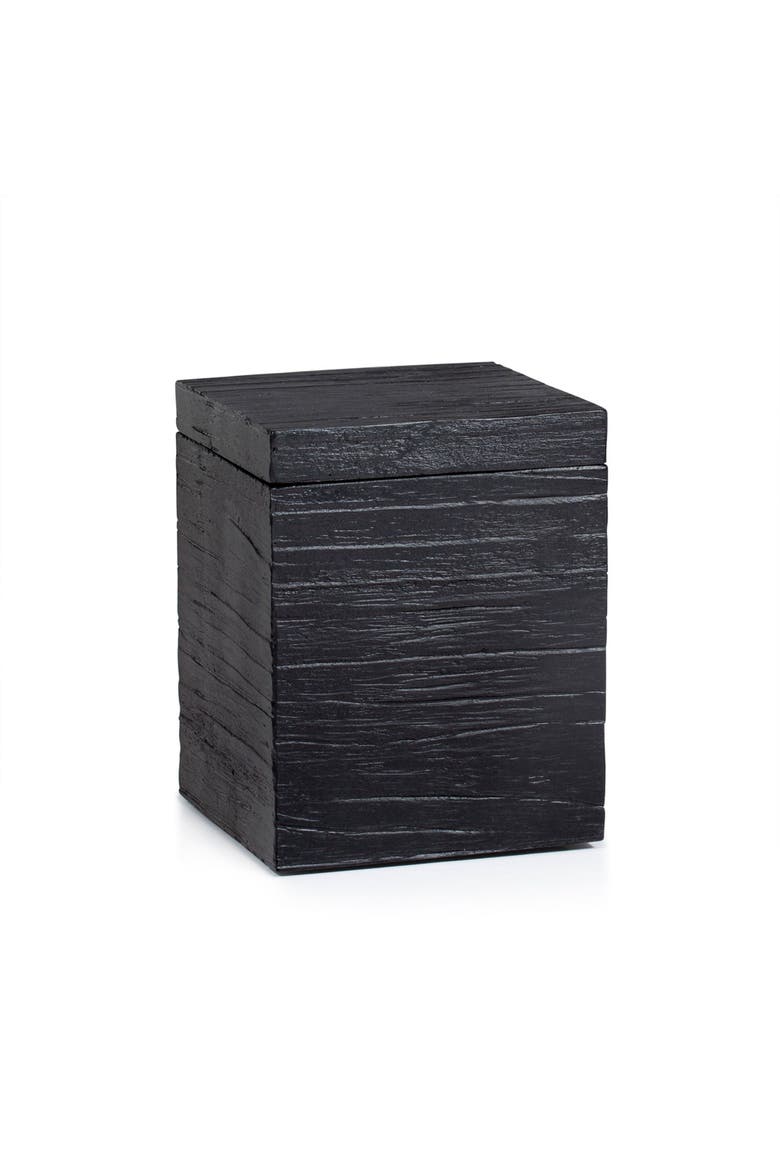 Shou Sugi Ban Canister, Main, color, BLACK