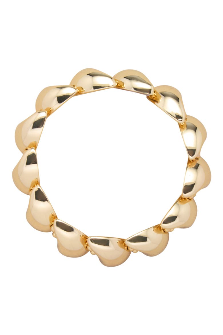 Zaha Stretch Bracelet, Alternate, color, GOLD