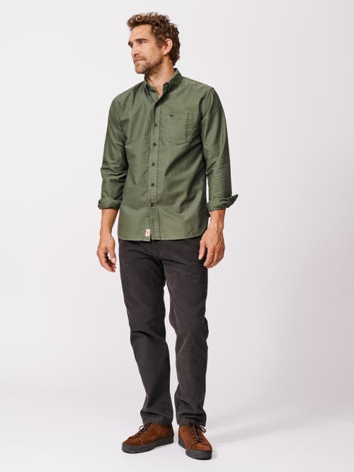 Aubin Aldridge Oxford Button Down Shirt In Green