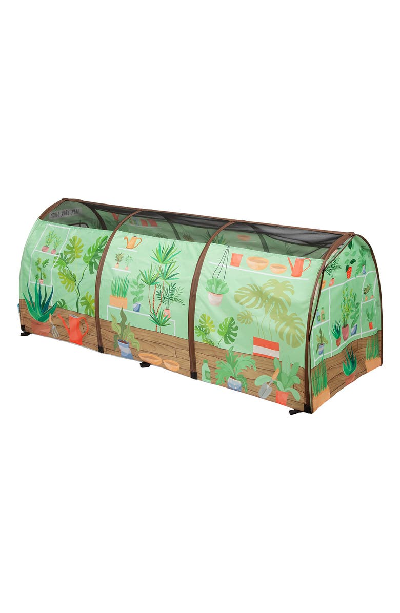 Pacific Play Tents Let's Grow Play Tunnel, Alternate, color, Green