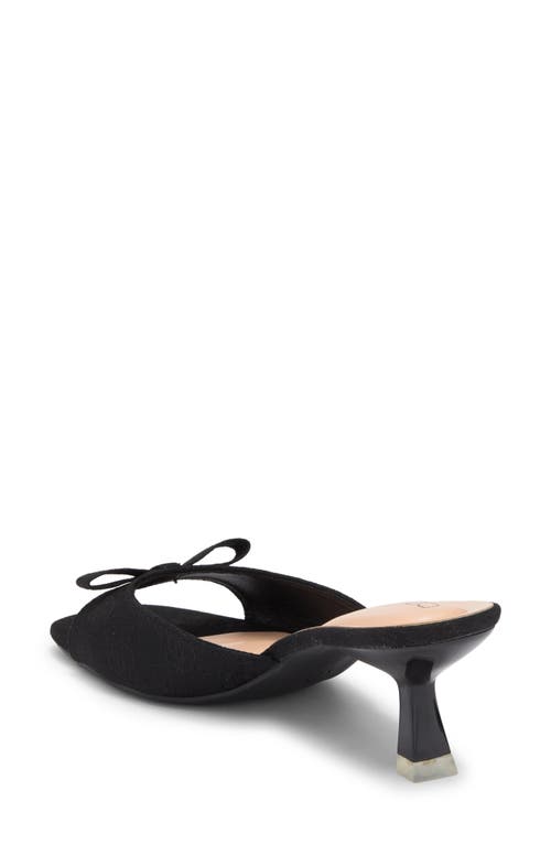 Wild Diva Lounge Cheers Kitten Heel Sandal In Black