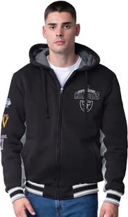 G-III Extreme Men's G-III Extreme Black Las Vegas Raiders No Huddle Commemorative Full-Zip Hoodie Jacket