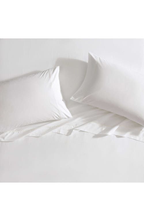 Laura Ashley Scallop Embroidered 4-piece Sheet Set In White