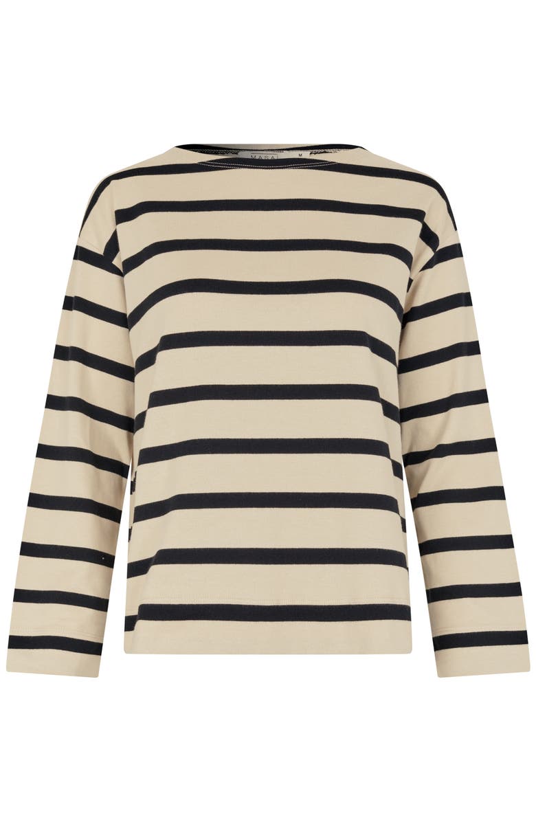 Masai Copenhagen Striped Sweater, Alternate, color, Black