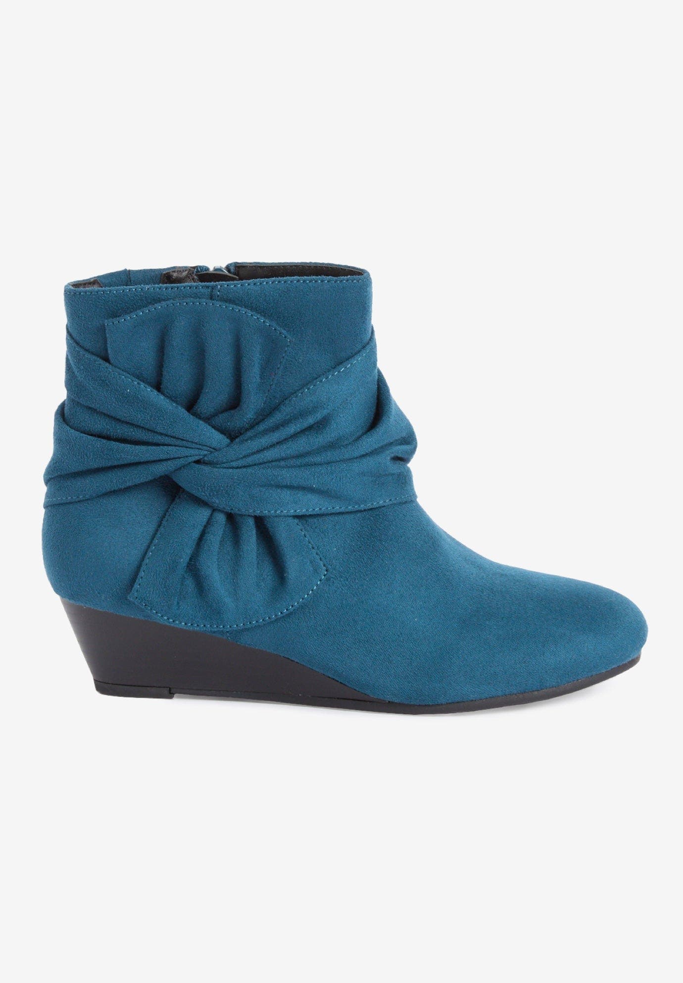 The Inez Bootie, Alternate, color, MIDNIGHT TEAL