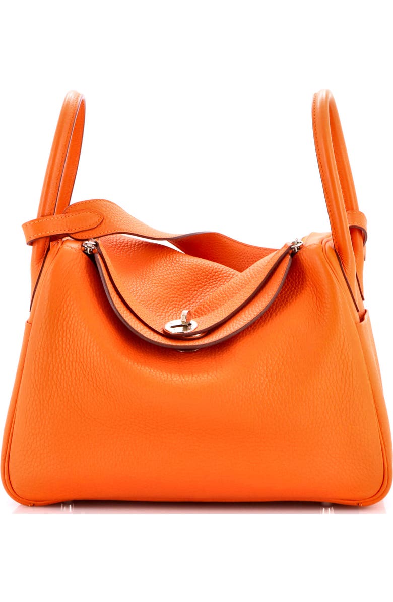 Pre-Owned Hermes Lindy Bag Clemence 30, Main, color, Feu