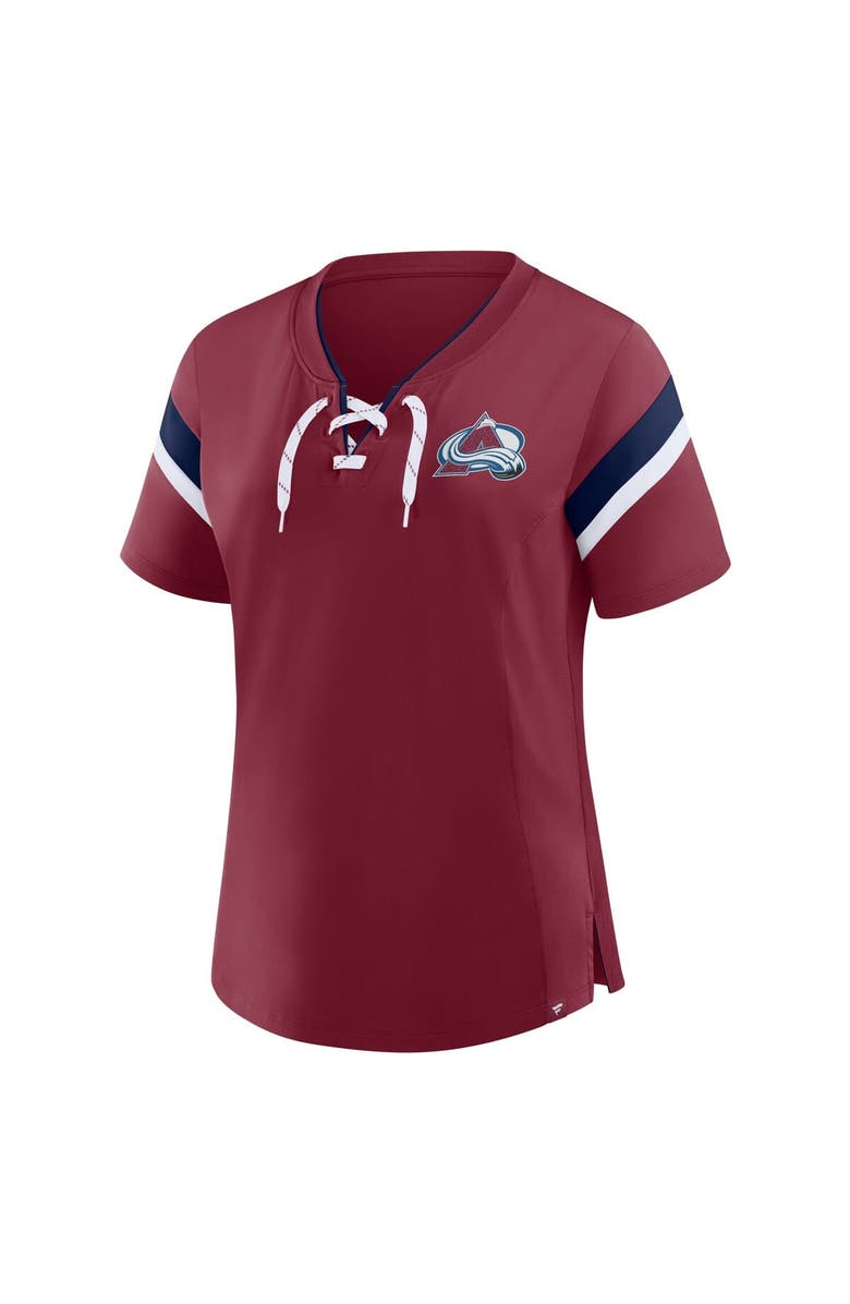 FANATICS Women's Fanatics Burgundy Colorado Avalanche Offside Athena T-Shirt, Alternate, color, Burgundy