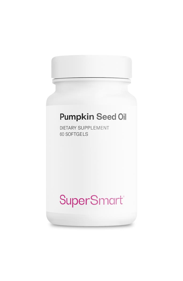 SuperSmart Pumpkin Seed Oil 1000mg, Main, color, NO COLOR