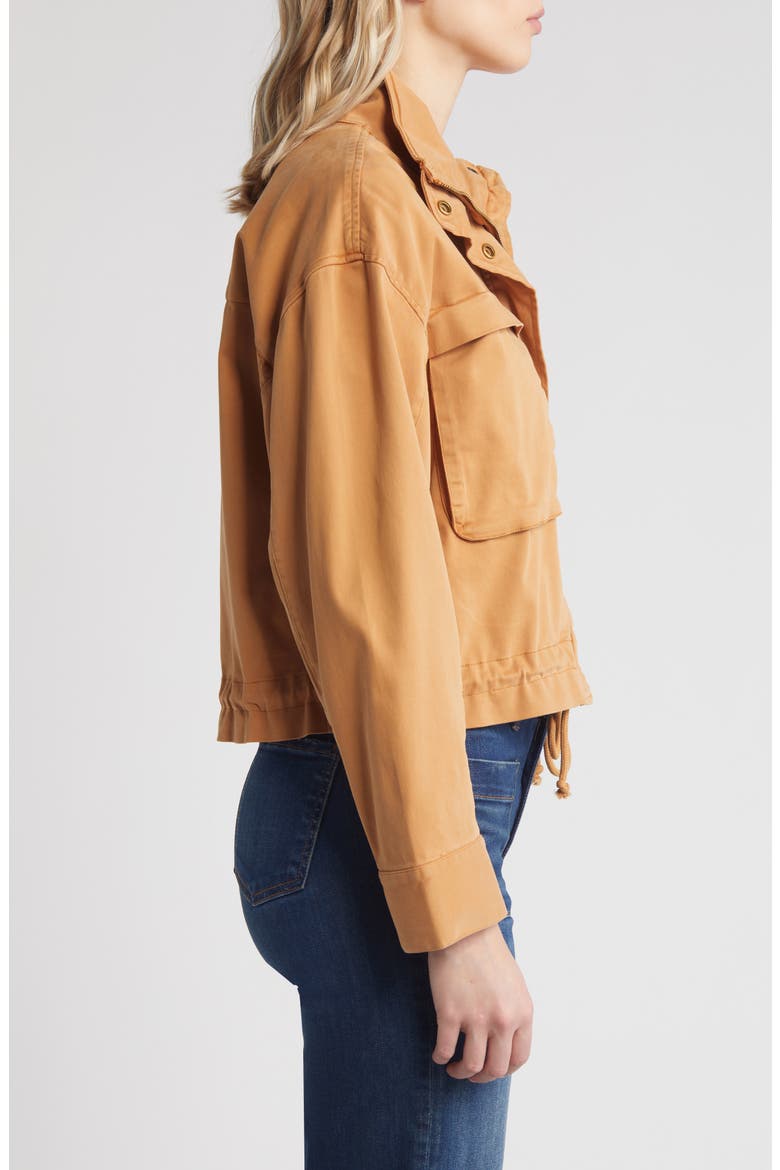 Crop Utility Jacket, Alternate, color, TAN SUGAR