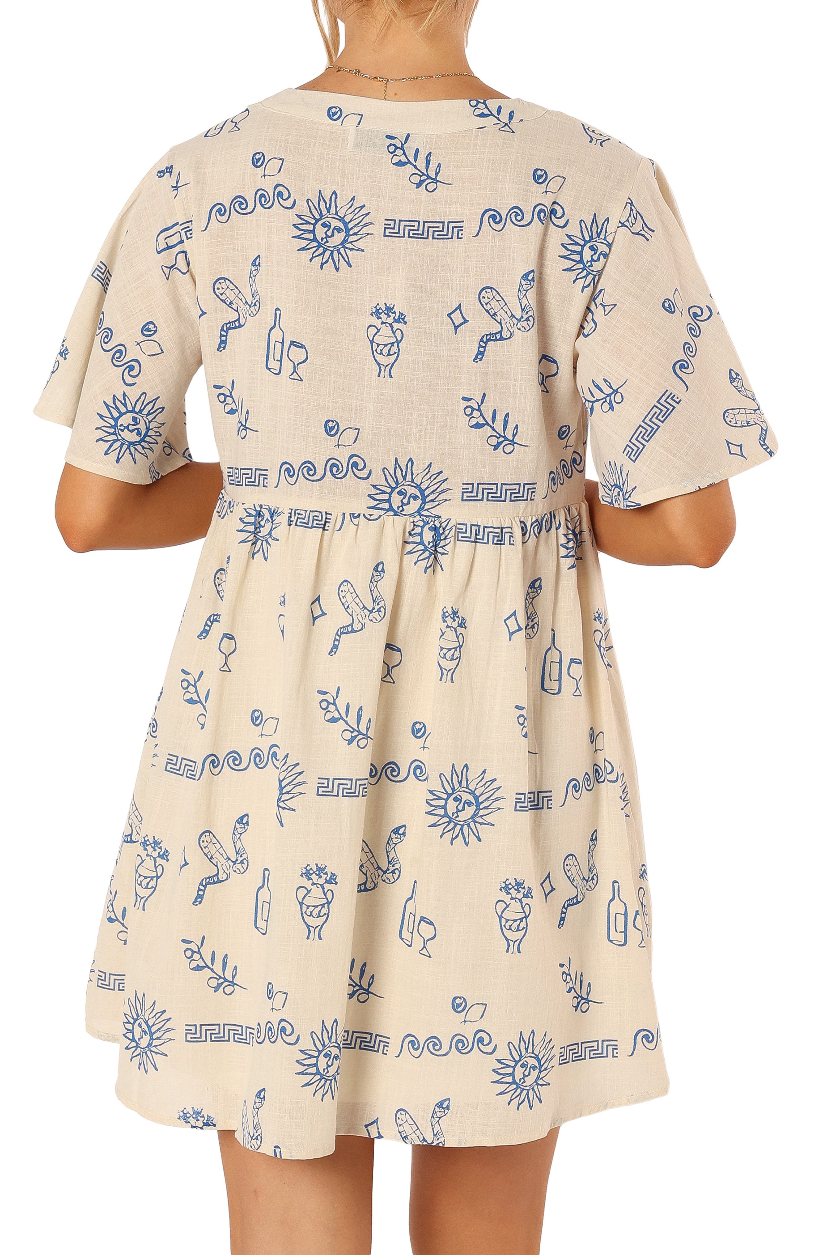 Elias Print Minidress - image 2