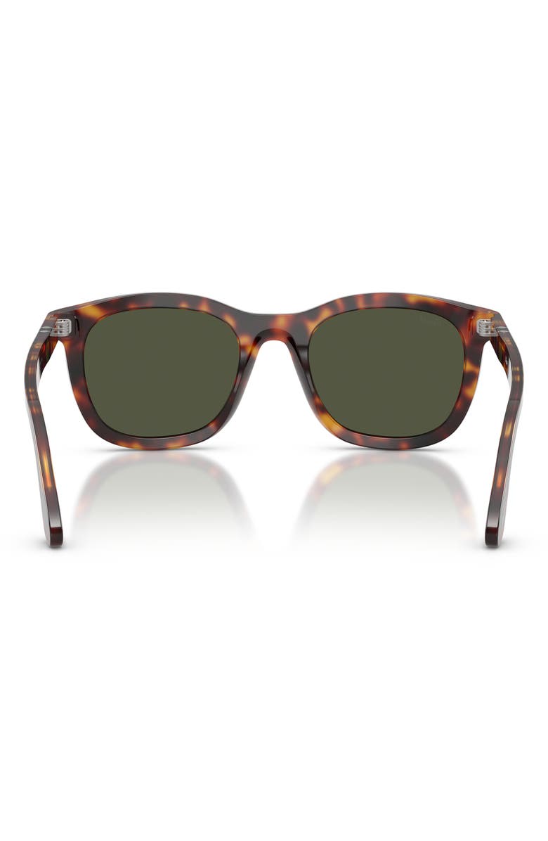 Persol 52mm Phantos Sunglasses, Alternate, color, Havana / Green