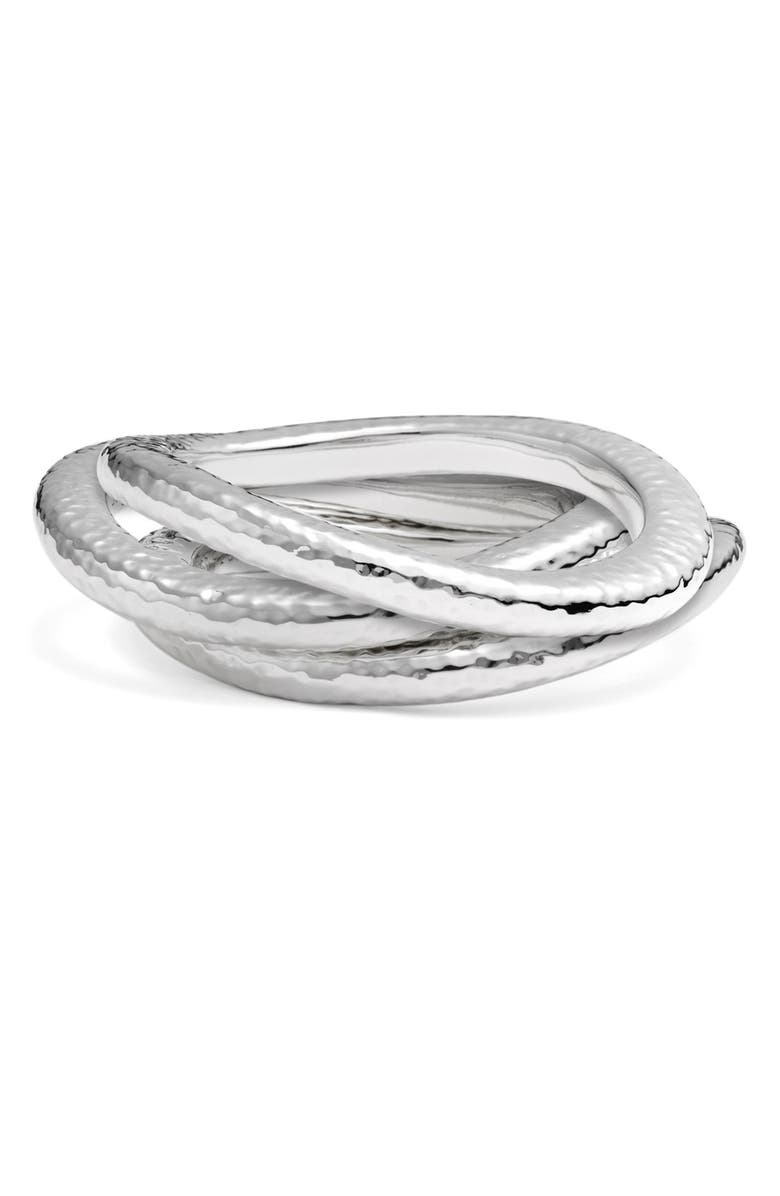 Simon Sebbag Hammered Skinny Wavy Bangle, Alternate, color, 