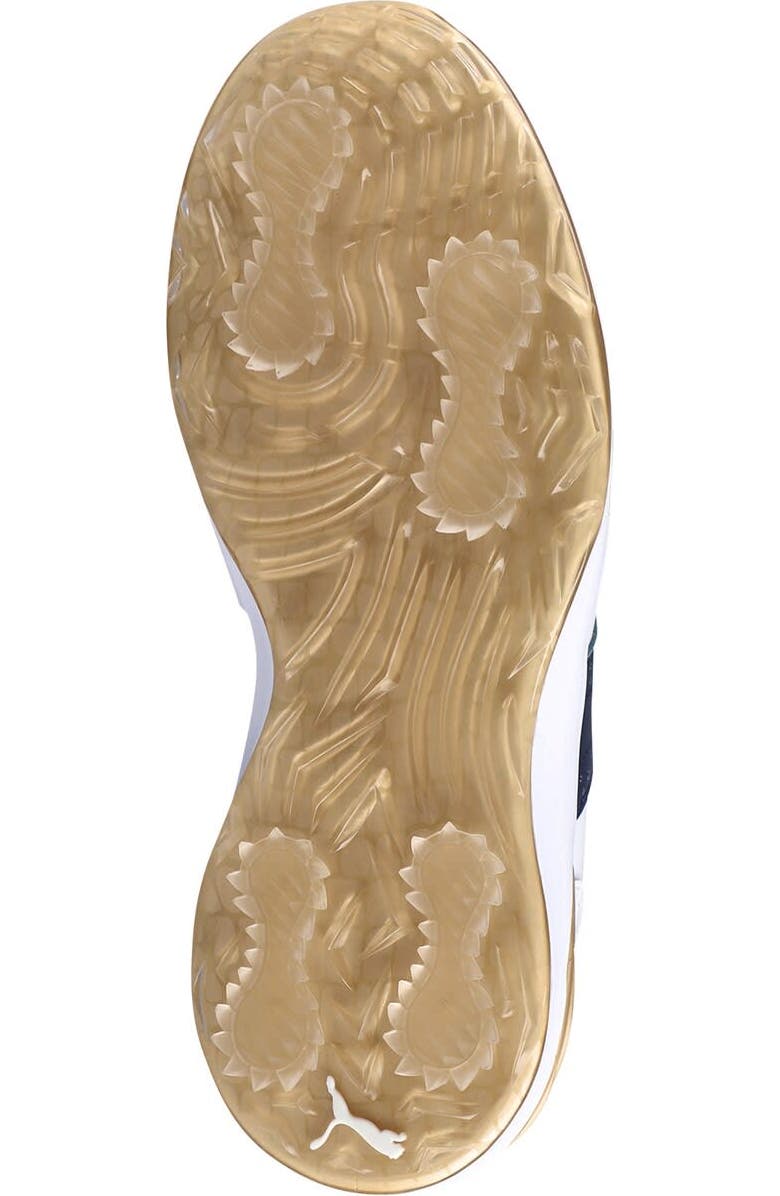 PUMA Men's Puma White THE PLAYERS Phantom Cat Gator Golf Cleats, Alternate, color,