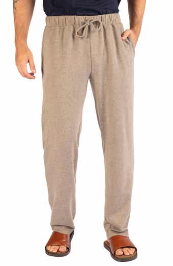 Brushed Melange Open Bottom Sweatpants