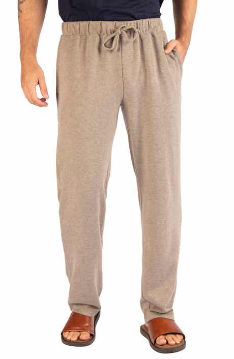 Brushed Melange Open Bottom Sweatpants